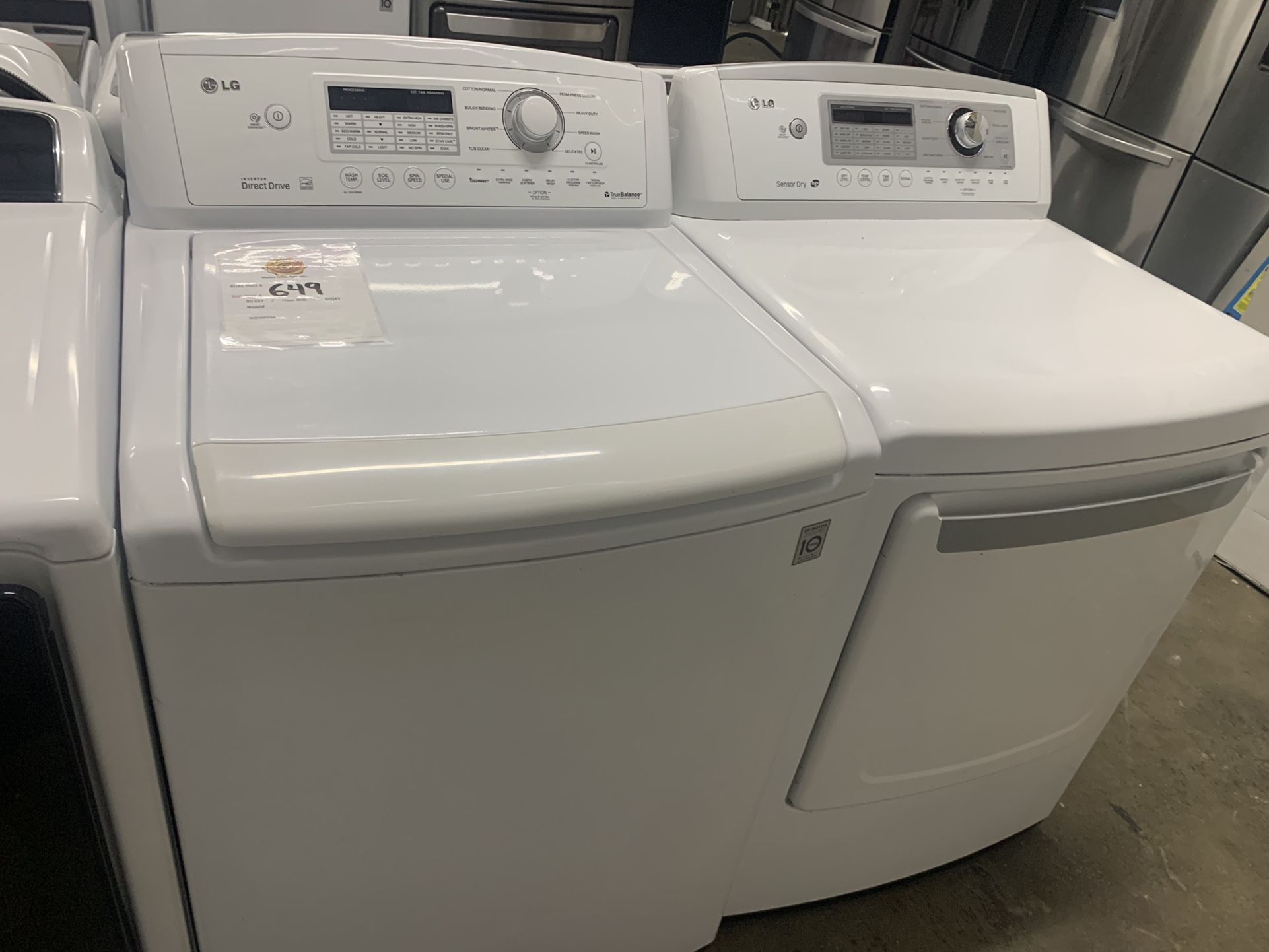 WASHER AND DRYER