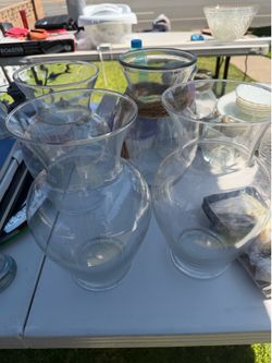 4 vases for centerpieces