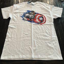 Disney Marvel Avengers Falcon And The Winter Soldier  Shirt Captain America 