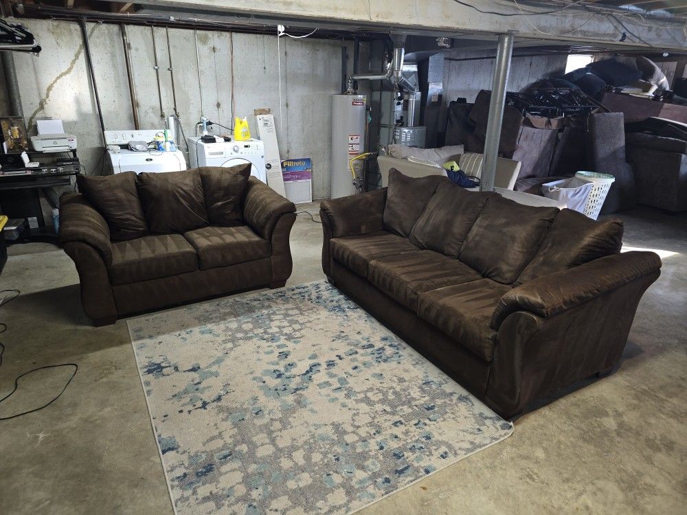 Ashley Darcy sofa and loveseat set