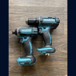 Makita 18V LXT Lithium-Ion Cordless Compact 2-Piece Combo Kit  (Driver-Drill/Impact Driver)  Price is firm $120 