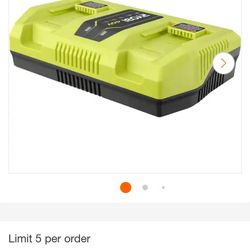 40V DUAL PORT RAPID CHARGER