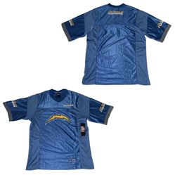 Los Angeles Chargers Embroidered Blue Jersey Mens S-L New