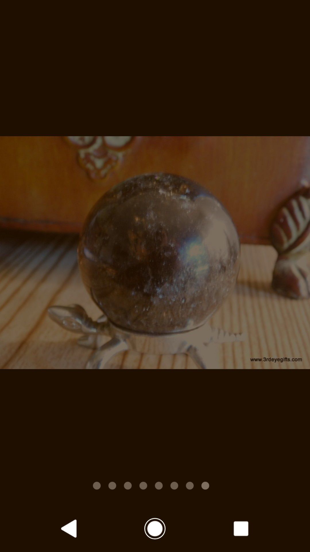 Smoky quartz sphere crystal ball one and only!!