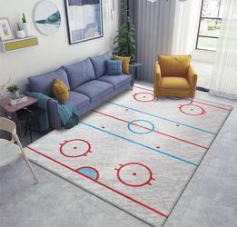 5x7 Hockey Rug