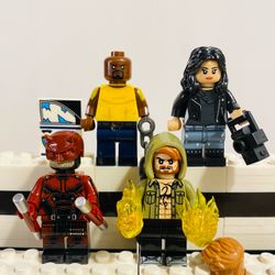 Marvel Heroes Defenders Team 4pc Minifigures LEGO Compatible