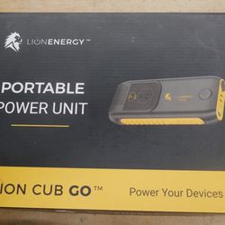 Lion Energy Lion Cub GO Portable Unit pre owned. used. tested. in a good working order.  