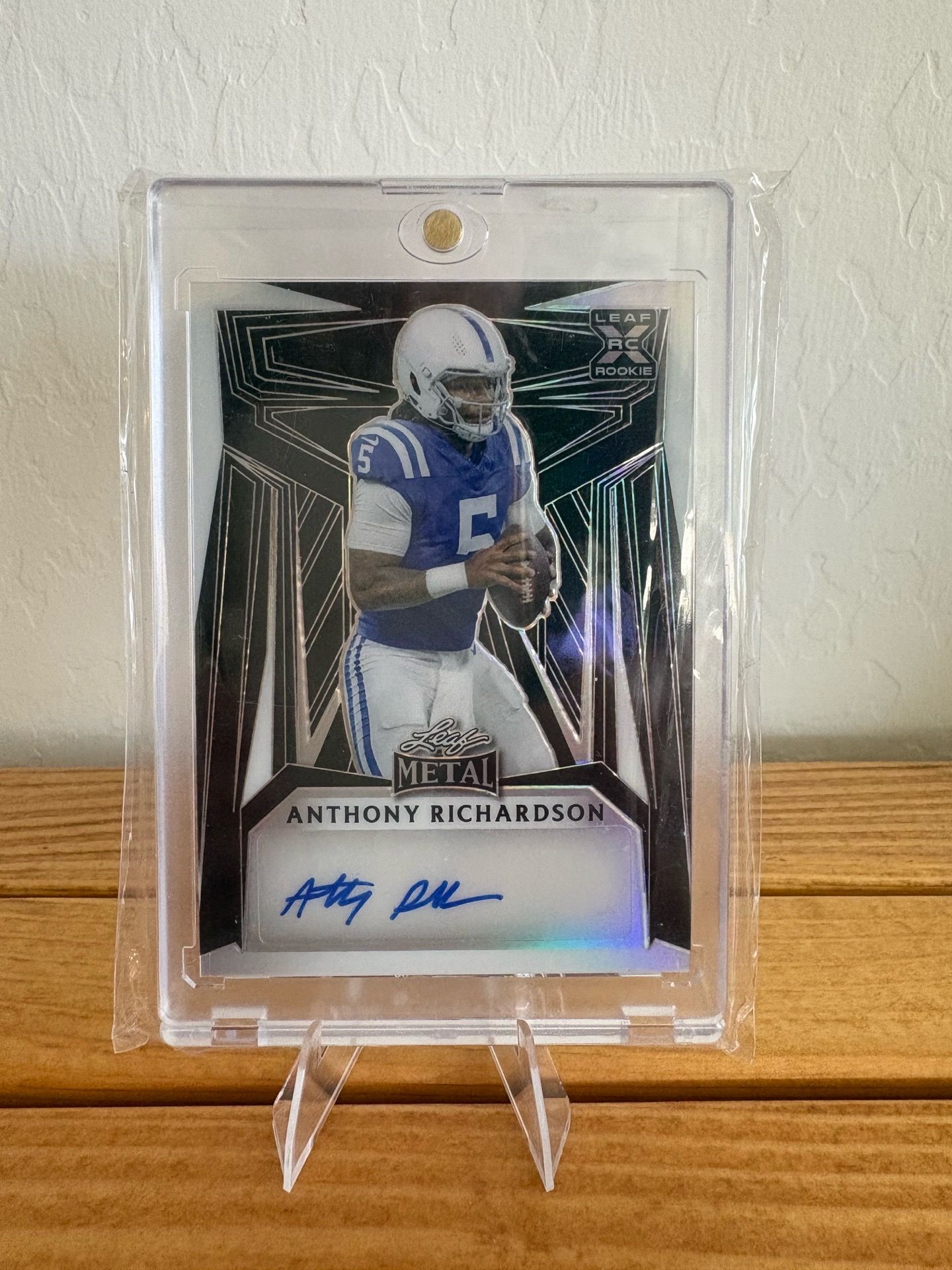 2023 Leaf Metal ROOKIE Anthony Richardson AUTO 3/5 XRC Black White