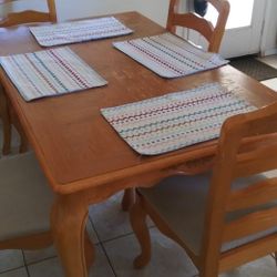 Comedor De Madera 4 Sillas
