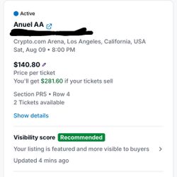 Concert Tickets 