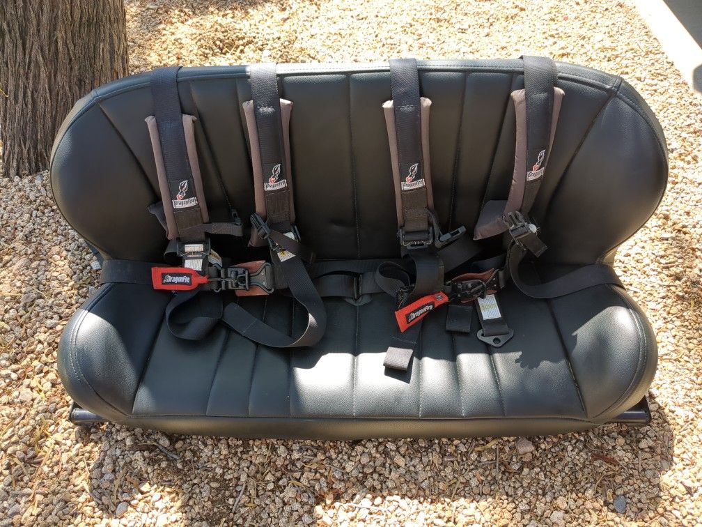 Yamaha Rhino Rear Bench Seats With Harness