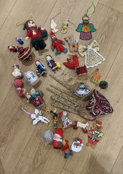 VINTAGE CHRISTMAS ORNAMENT ASSORTMENT #4