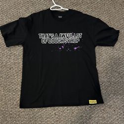 Awful Lot Of Cough Syrup T-Shirt Sz Large