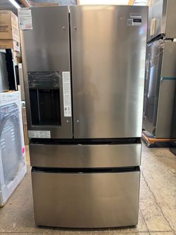 New! Frigidaire 36” French 4 Door Refrigerator