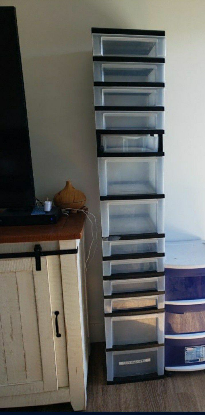 Storage Pull Out Bins With Drawers