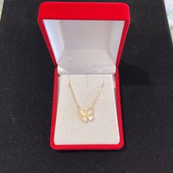 Chain With Butterfly 14k 