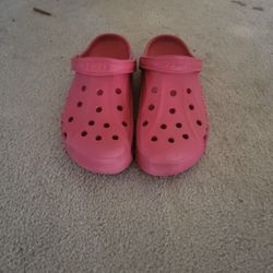 Red Crocs