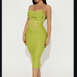 Large lime Dress 