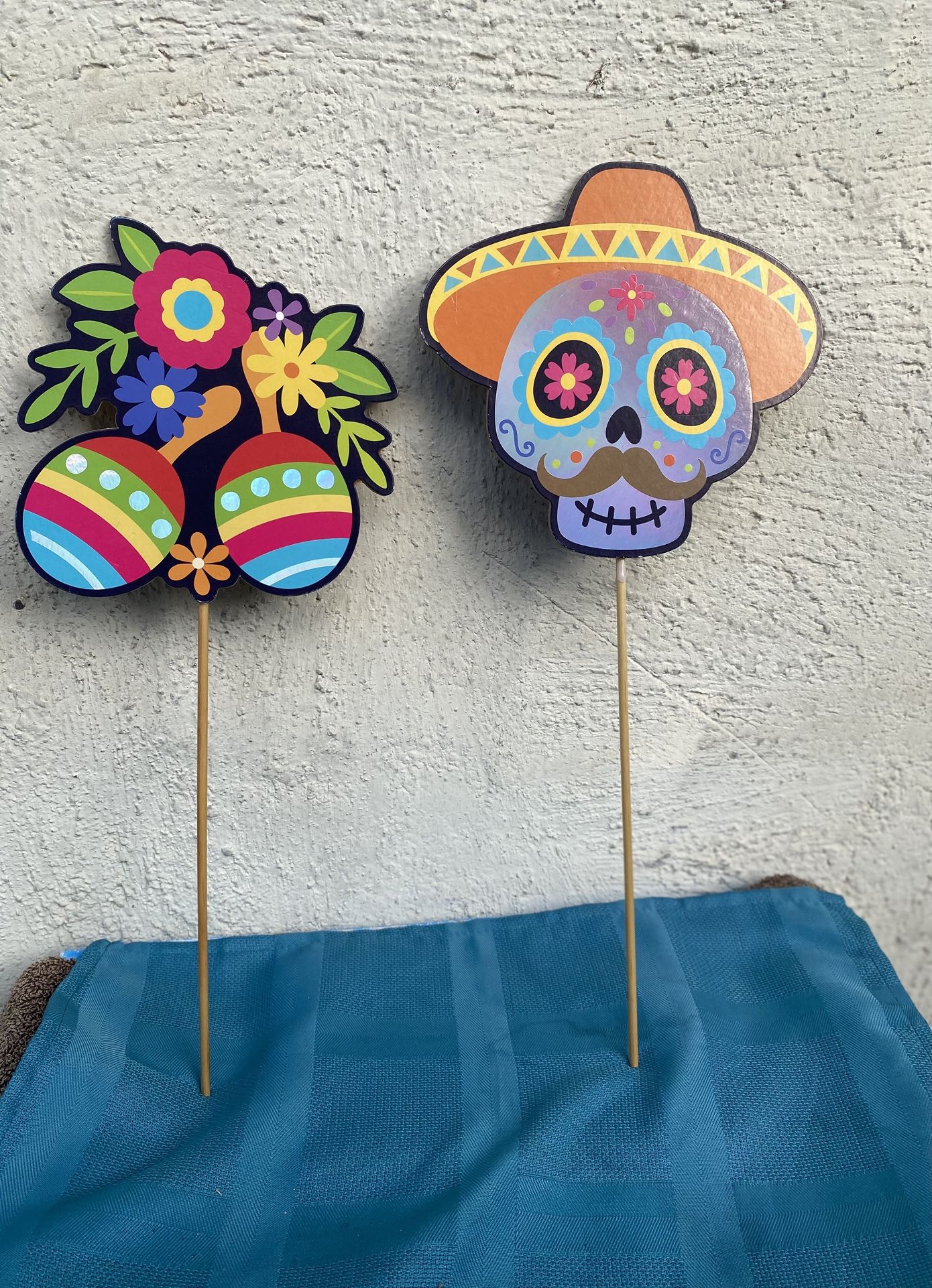Dia De Los Muertos Sugar Skull Yardsticks Set