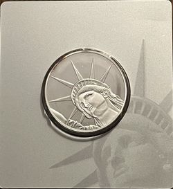 1.5 Oz Silver PAMP Lady Liberty Proof Silver Coin