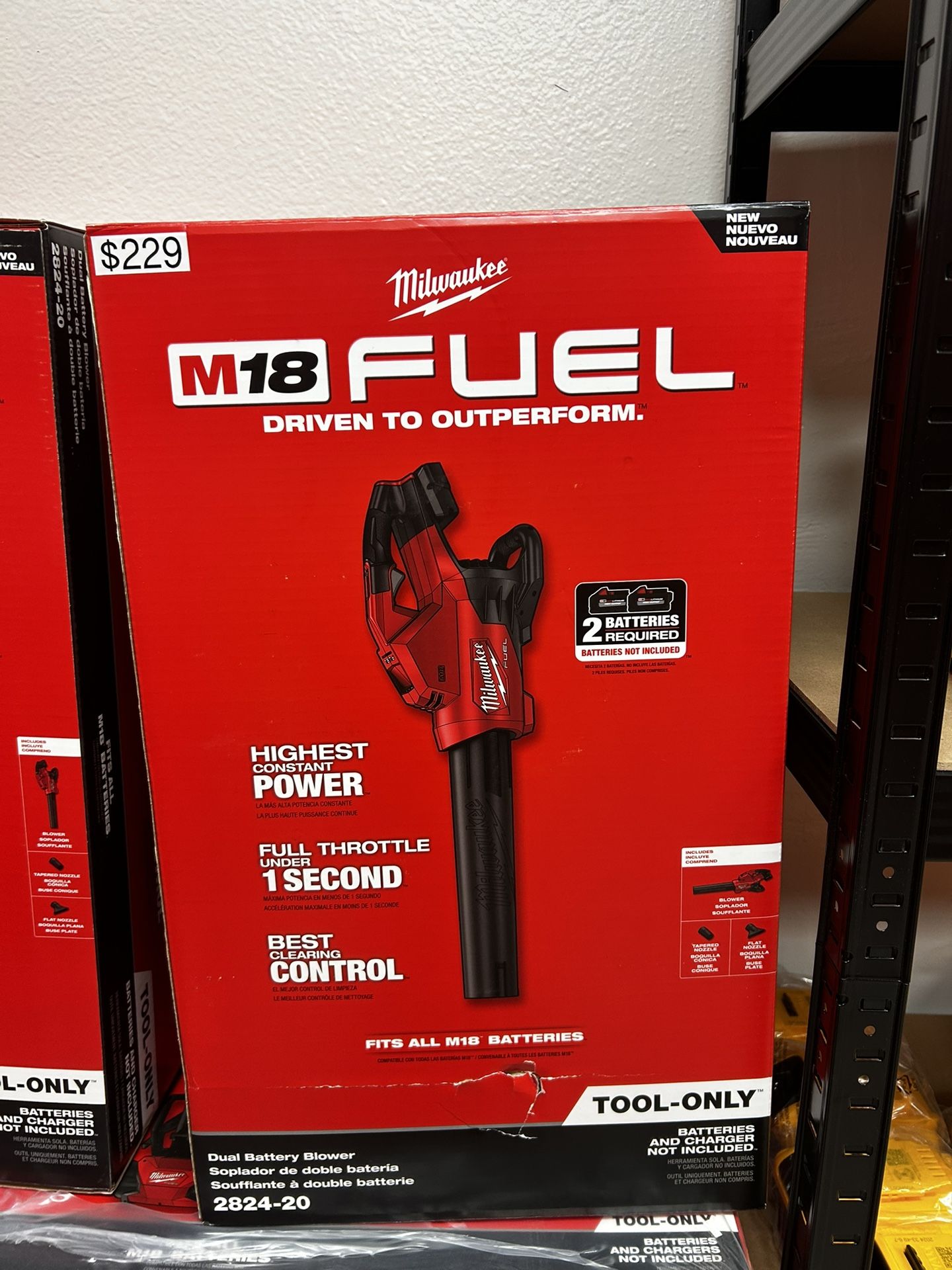 Milwaukee M18 Fuel Dual Battery Blower