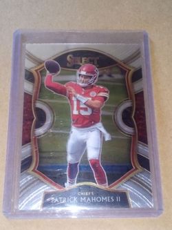 Patrick Mahomes II Panini Select Football Card