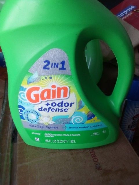 Cleaning Supplies And Laundry Detergent 