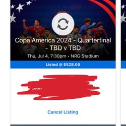 Copa America Quarterfinals Tickets