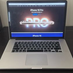 MacBook Pro 15 2013 2.6 GHz i7 16GB RAM TB SSD