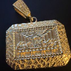 last supper 10k pendant 