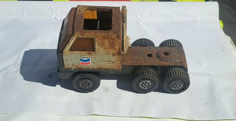 vintage 1978 Tonka Chevron Semi Truck Cab. 