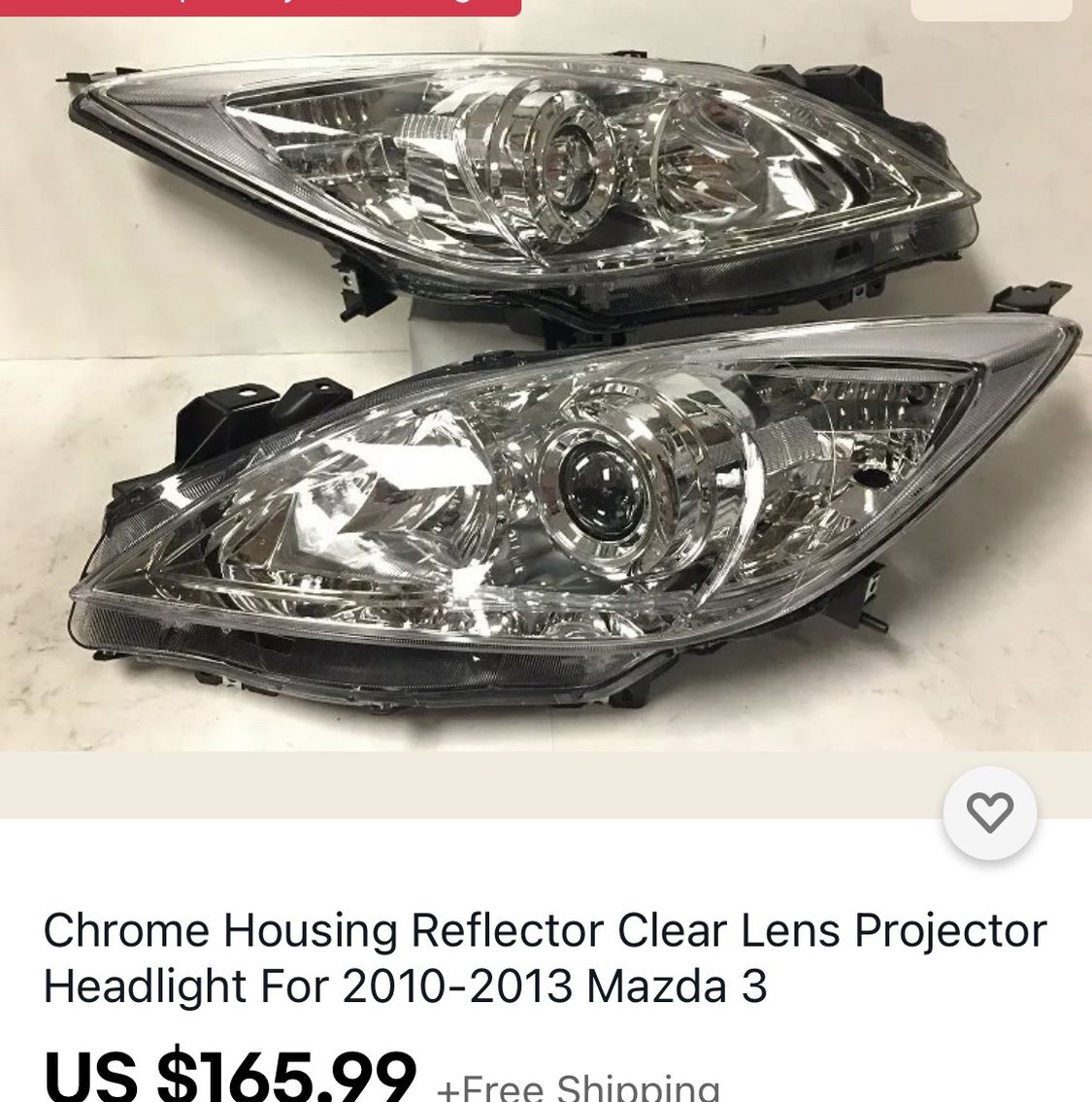 Mazda 3 Headlights