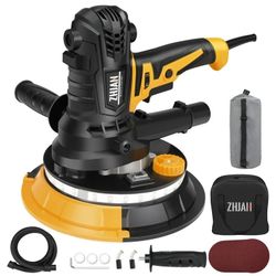 Electric Drywall Sander 900W w/ LED Light & Vacuum – ZHJAN 7”