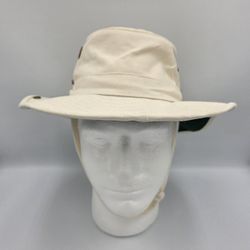 Tilley Endurables Boonie Hat Size 7 Ivory & Forest Green Fishing Hiking Outdoors