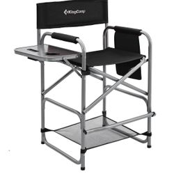 King camp Extra Tall Bar Height Director Chair