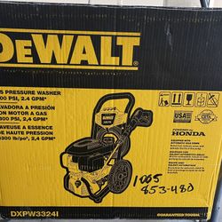 DEWALT GAS PRESSUE WASHER OBO