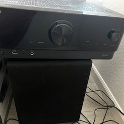 Yamaha Receiver & Sub Woofer