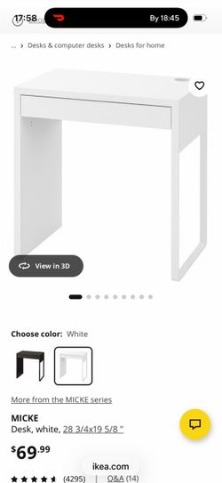 IKEA micke desk