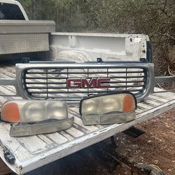 GMC headlights and grill