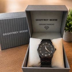 Geoffrey Benne Genuine Diamond Watch