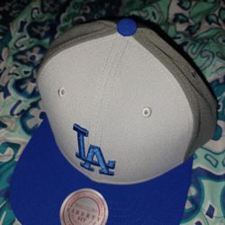 DODGERS SNAP BACK HAT mitchell & ness