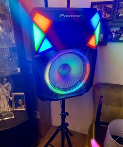 Pioneer • 700 Watt (All In One) Party Speaker w/ Telescopic Stand, Wheels, Bluetooth, Wireless Mic