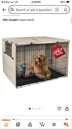 Explore land Dog Crate Cover