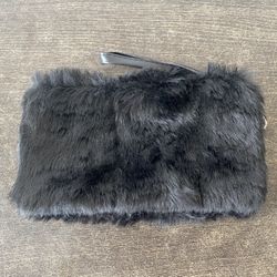Faux fur small purse