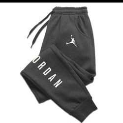Air Jordan Sweatpants Men's Fleece Black And White Multicolor Wear Swag