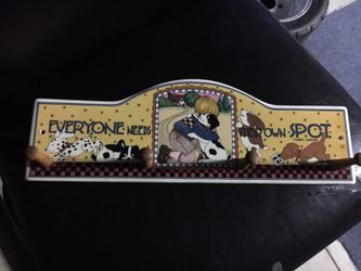 everyone needs their own spot dog leash rack