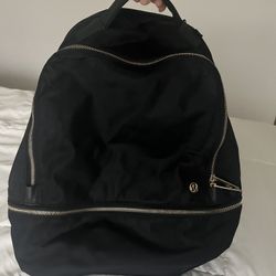 Lululemon Black Gym Backpack 