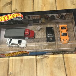 Hot Wheels Fast and Furious Real Riders 4 Model Set (GMH41)
