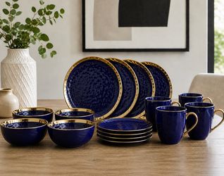 New! Stone Lain Porcelain Dinnerware Set (16 piece)