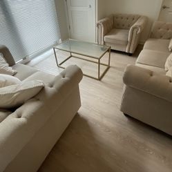 Used Wayfair 3 Piece Couch Set